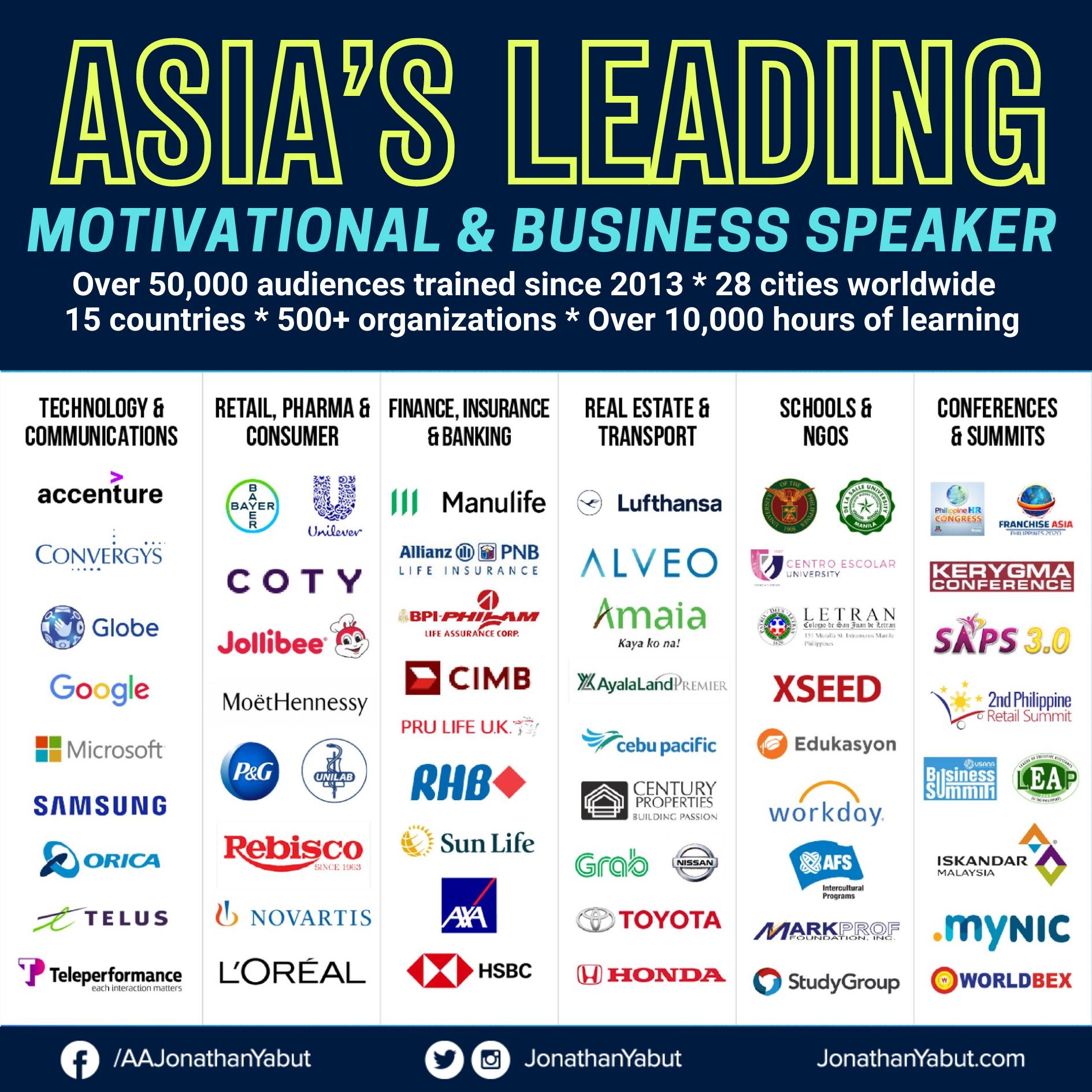 Jonathan Yabut Asia Philippines leading motivational speaker leadership online course workshops public speaking Jonathan Yabut Asia Philippines leading motivational speaker leadership online course workshops public speaking