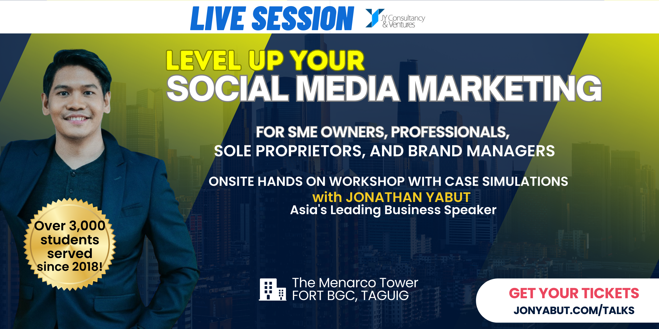 Social Media Marketing Workshop - Jonathan Yabut - Onsite Workshop